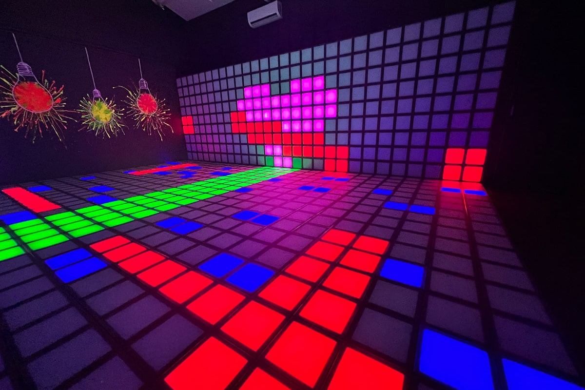 Multilane Slide with a Ball Pit Landing