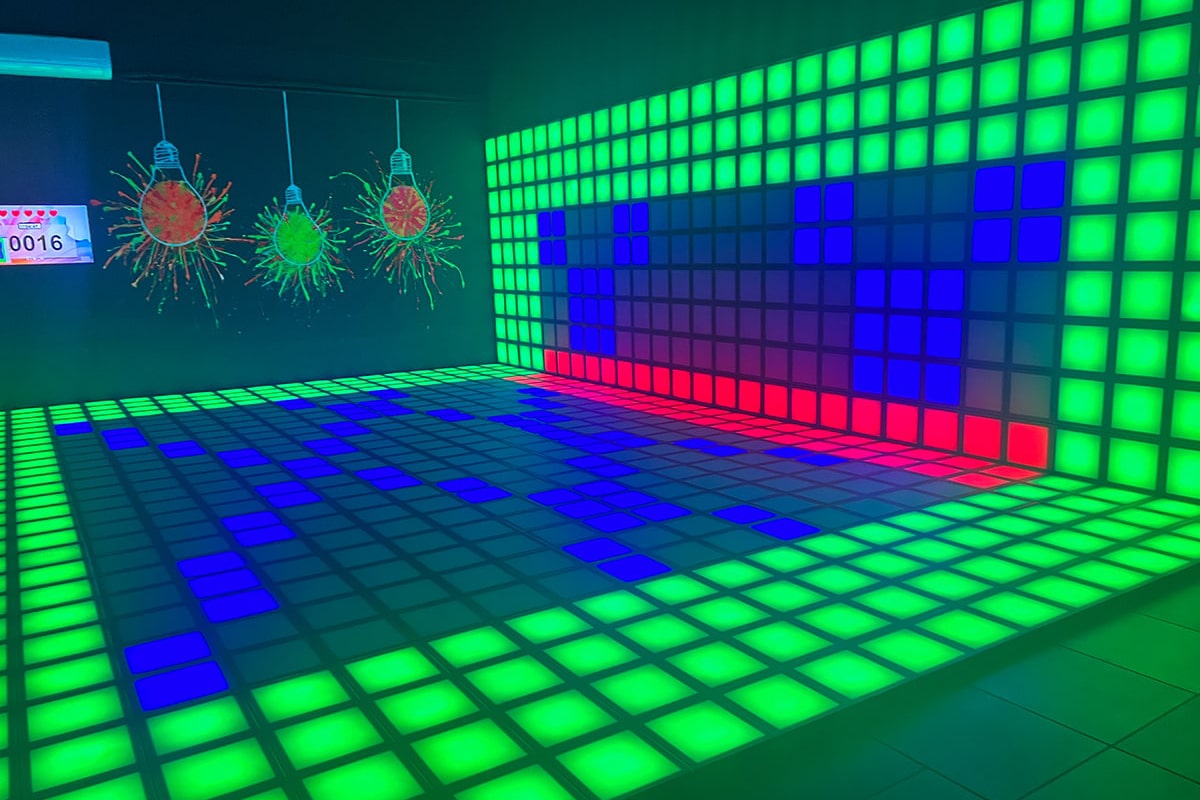 Multilane Slide with a Ball Pit Landing